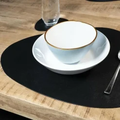Krumble Placemat set design - 4 stuks - Zwart