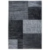 Laagpolig Vloerkleed Plus - Grijs Zwart - 240x340 cm - Tapijt Woonkamer