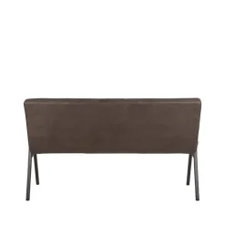 LABEL51 Eetkamerbank Matz - Antraciet - Microfiber - 145 cm