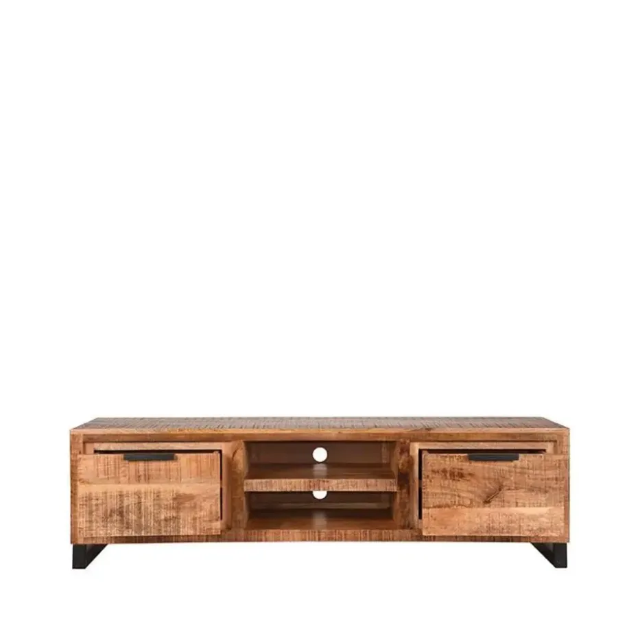 LABEL51 Tv-meubel Glasgow - Rough - Mangohout - 160 cm