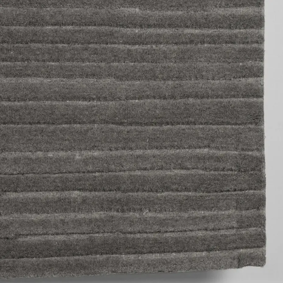 LABEL51 Vloerkleden Luxy - Antraciet - Wol - 200x300 cm