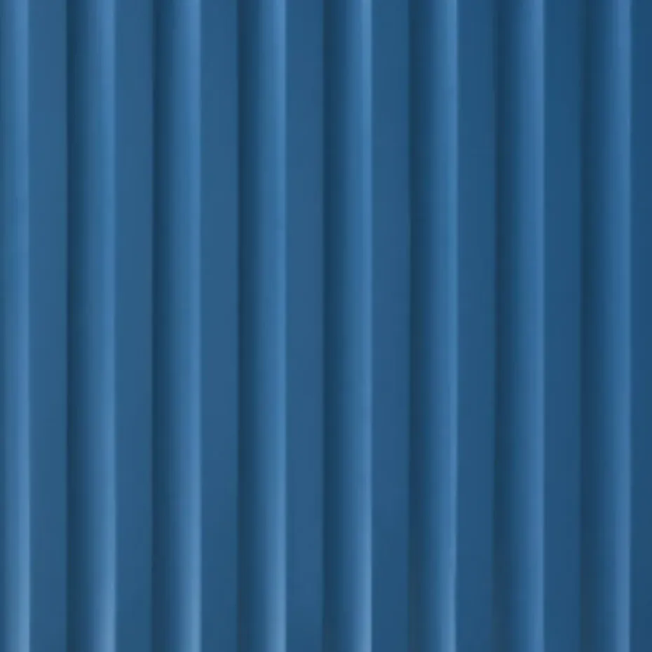 LAGO - Wandgemonteerde wastafelkast - Donkerblauw - MDF