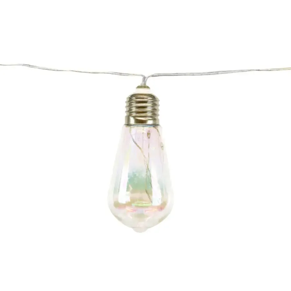Lampen koord - buisvormige LED - 10 lampjes - zonne-energie
