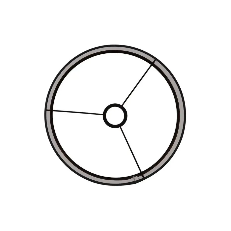 Lampenkap cilinder LIVIGNO - 40-40-30cm - zwart