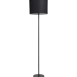 Lampenkap Luna cilinder zwart - 30xØ40 cm