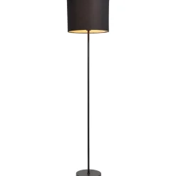 Lampenkap Luna cilinder zwart - 30xØ40 cm
