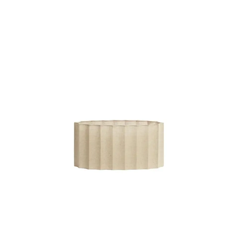 Lampenkap ovaal Disli - Crème - 38x17.5x19cm