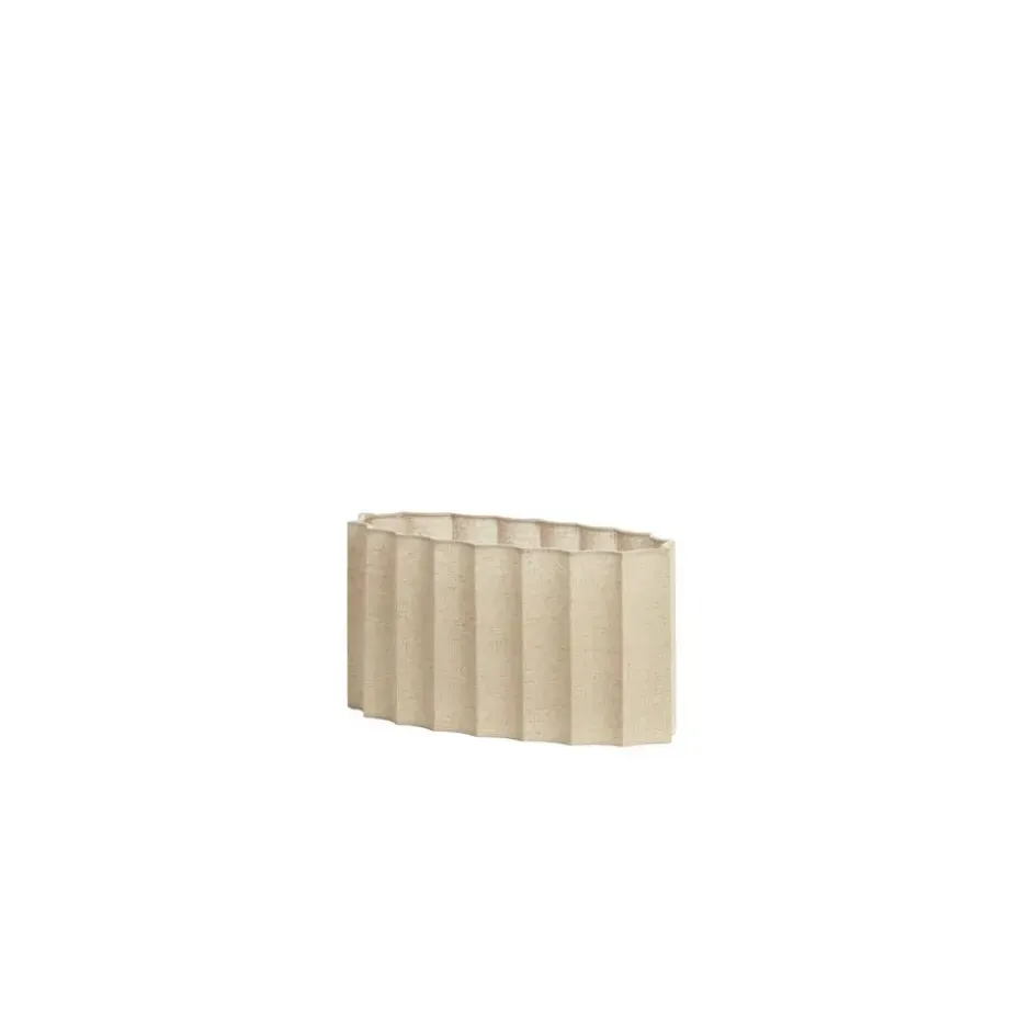Lampenkap ovaal Disli - Crème - 38x17.5x19cm