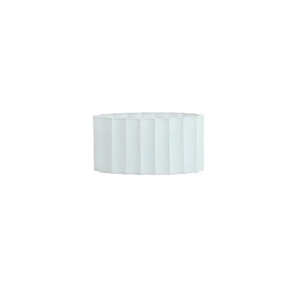 Lampenkap ovaal Disli - Wit - 38x17.5x19cm
