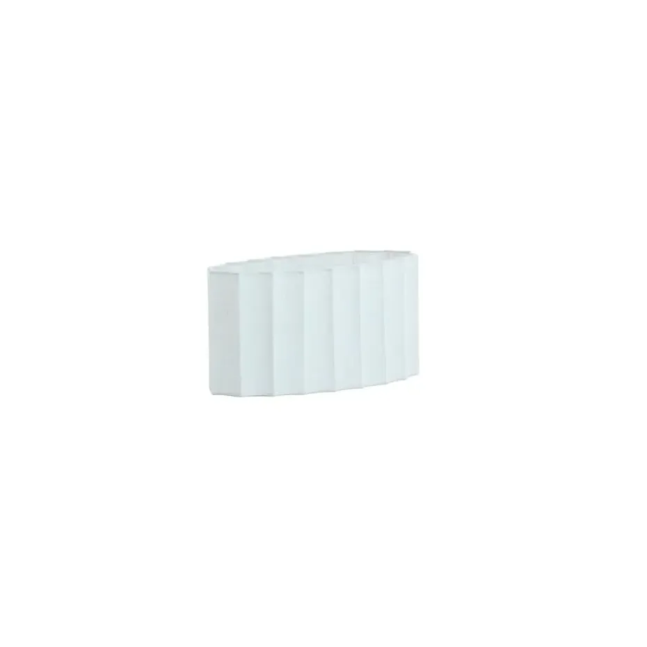 Lampenkap ovaal Disli - Wit - 38x17.5x19cm