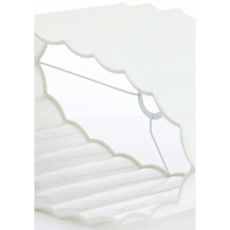 Lampenkap ovaal Disli - Wit - 38x17.5x19cm
