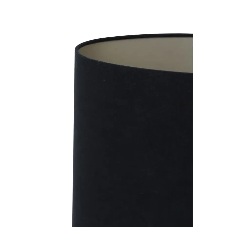 Lampenkap Ovaal Velours - Zwart - 30x15x25cm