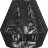 Lampenkap Willow - zwart metaal/papier - 37,5xØ40 cm