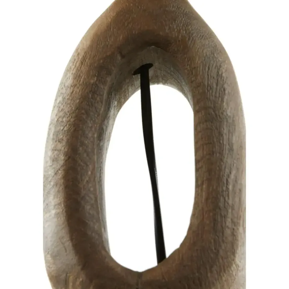 Lampvoet Django - Hout - 11x9x45cm