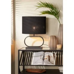 Lampvoet Jamiro - Zwart - 37x13x29cm