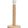 Lampvoet Noan - naturel hout - 32,5xØ15 cm