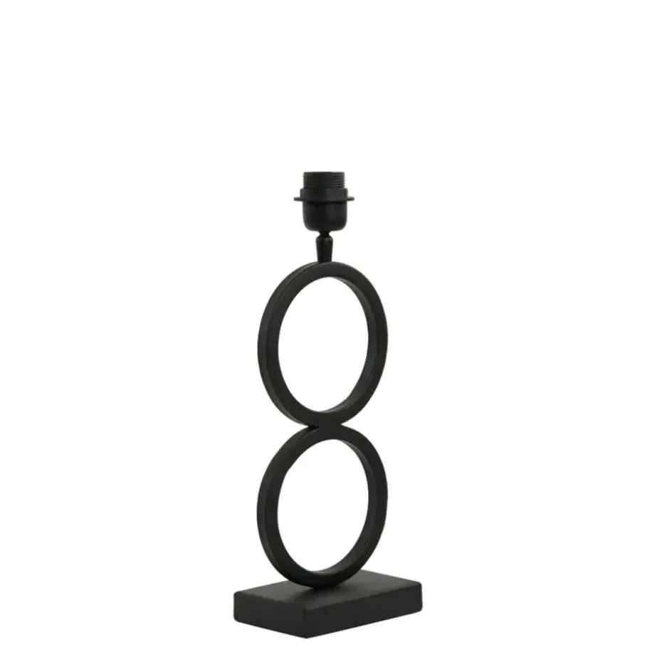 Lampvoet Stelios - Zwart - 15x10x36cm