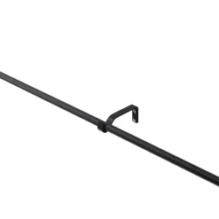 Lange gordijnroede - uitschuifbare gordijn rail - stang van 250-360 cm - zwart