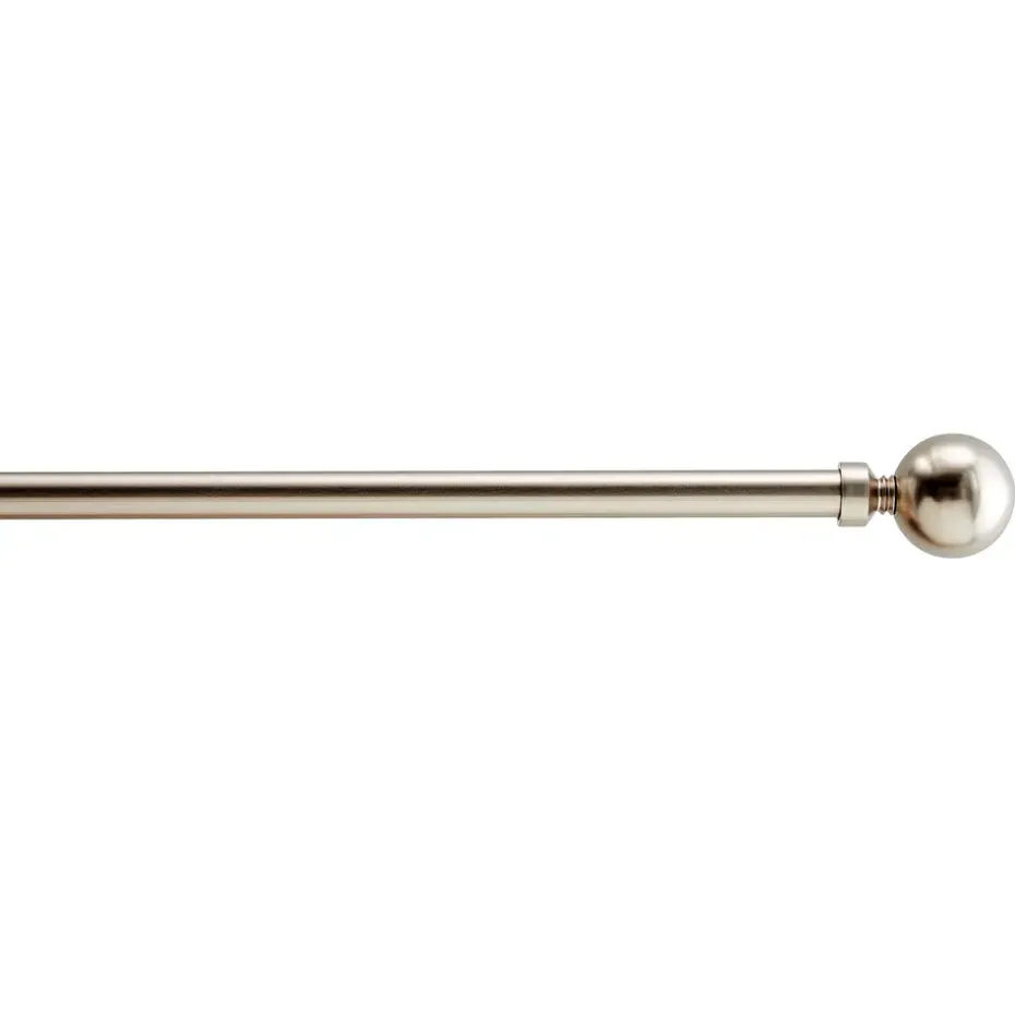 Lange Gordijnroede - Uitschuifbare Gordijn Rail - Stang van 240-360 cm - Zilver