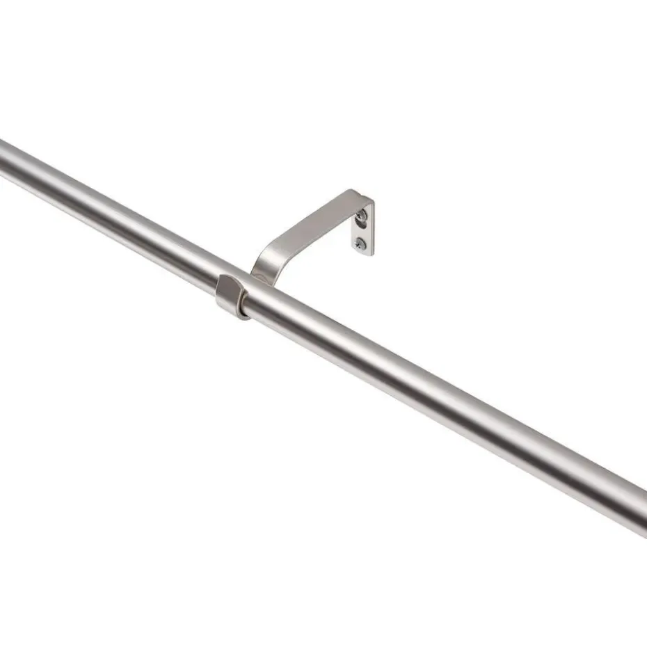 Lange Gordijnroede - Uitschuifbaar - Stang van 240-360 cm - Zilver