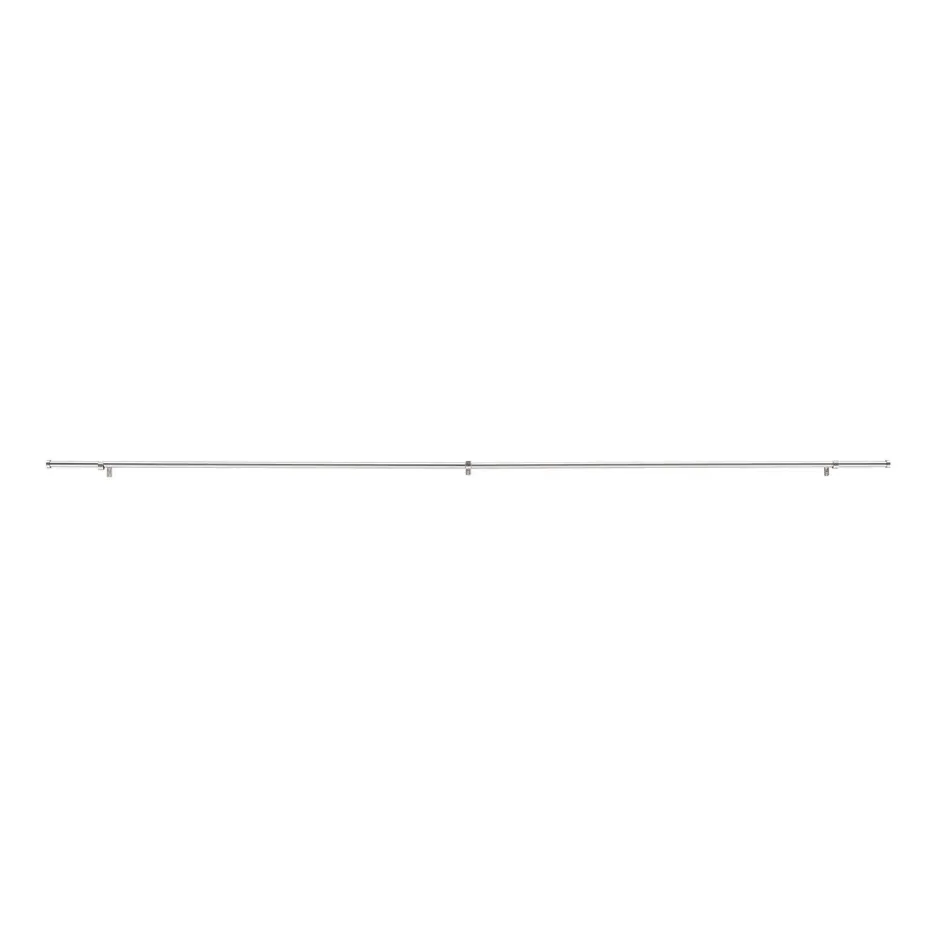 Lange Gordijnroede - Uitschuifbaar - Stang van 240-360 cm - Zilver