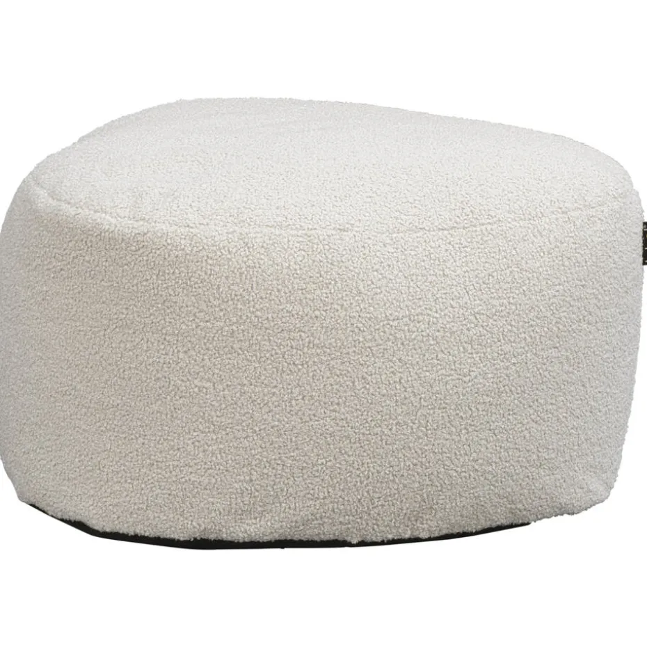 Lebel poef Shape Teddy - beige - Ø70x37 cm