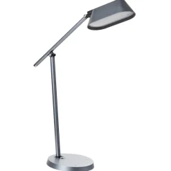 LEONIS - Bureaulamp LED - Grijs - Synthetisch materiaal