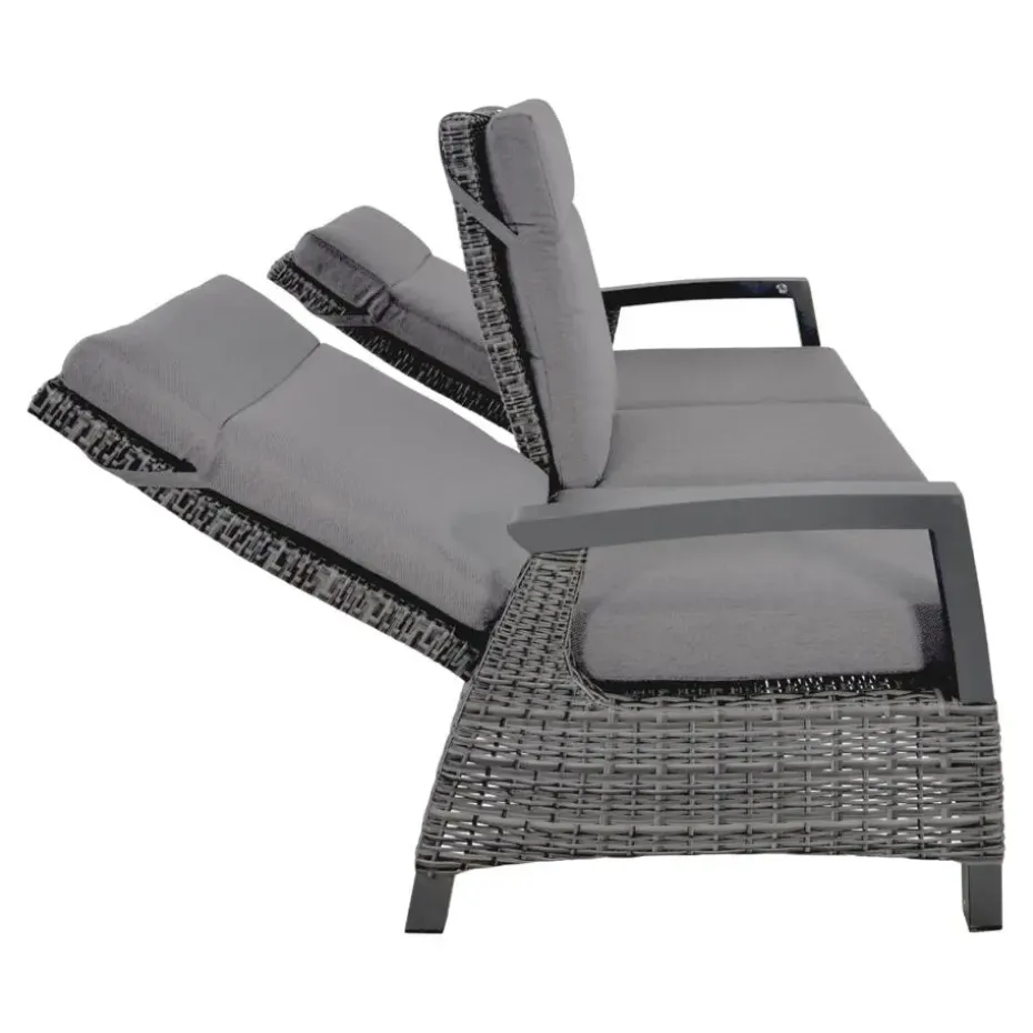 Les - Loungebank Prato Forte - antraciet
