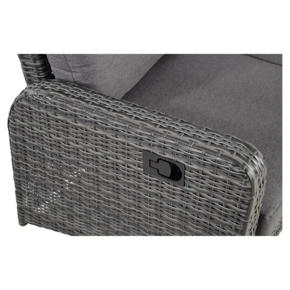 Les - Loungebank Soho Forte - antraciet