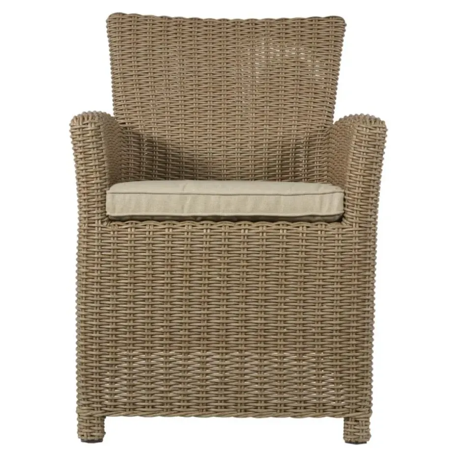 Les - Tuinstoel Tropez Straw - bruin