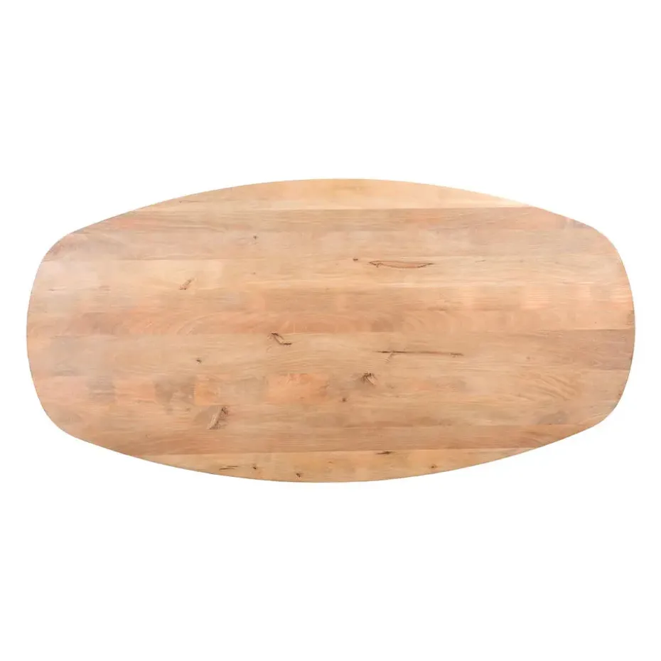 Lewis & Loft Eettafel Luna – Deens ovaal – 180x100 cm – Naturel
