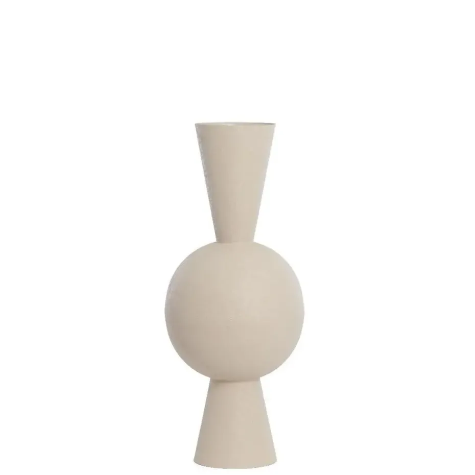 Light & Living - Chedi vaas deco Ø30x75 cm - mat lichtgrijs