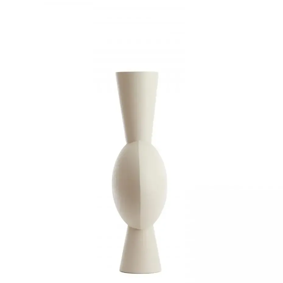 Light & Living - Kavandu vaas deco 37,5x22x81 cm - crème