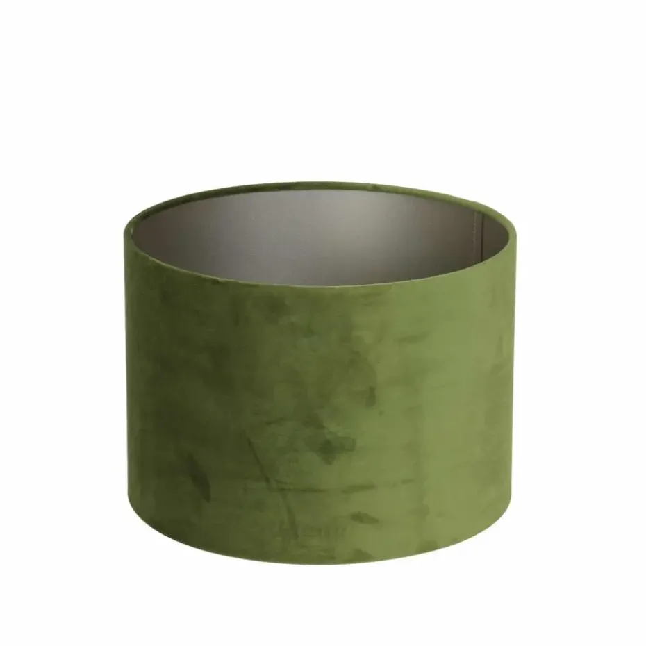 Light & Living - Lampenkap VELOURS - Ø25x18cm - Groen
