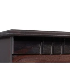 Lisa - Kledingkast met 2 deuren van bruin dennenhout