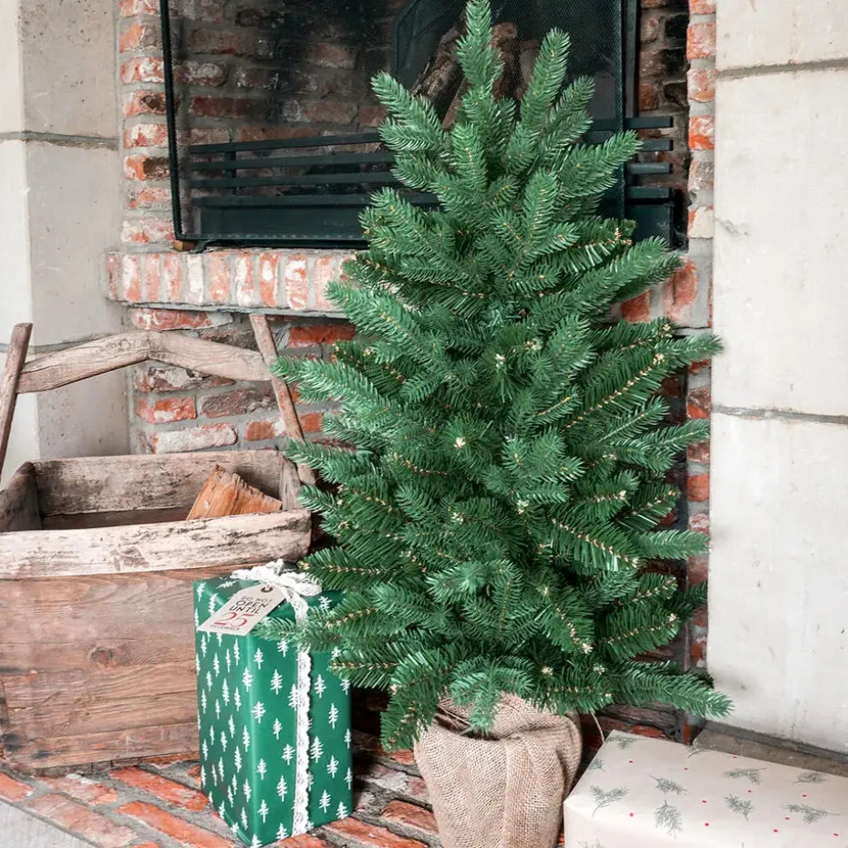 Little Grove Noorse Spar Kleine Kunstkerstboom - Ø61x90 cm