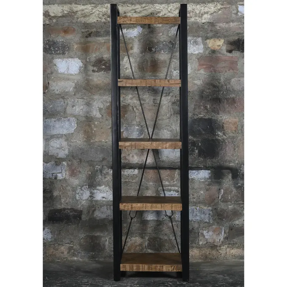 Livingfurn - Boekenkasten Nairobi 200cm - Mangohout