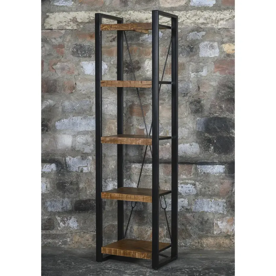 Livingfurn - Boekenkasten Nairobi 200cm - Mangohout