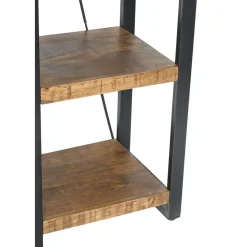Livingfurn - Boekenkasten Nairobi 200cm - Mangohout