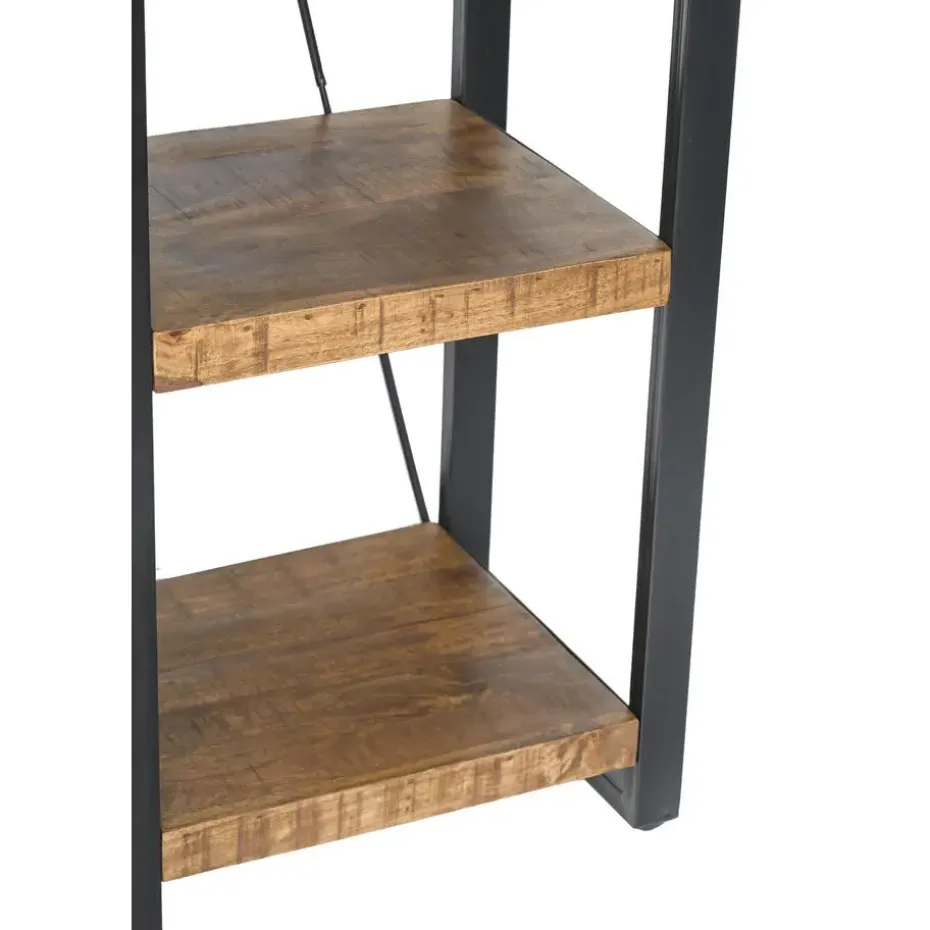 Livingfurn - Boekenkasten Nairobi 200cm - Mangohout
