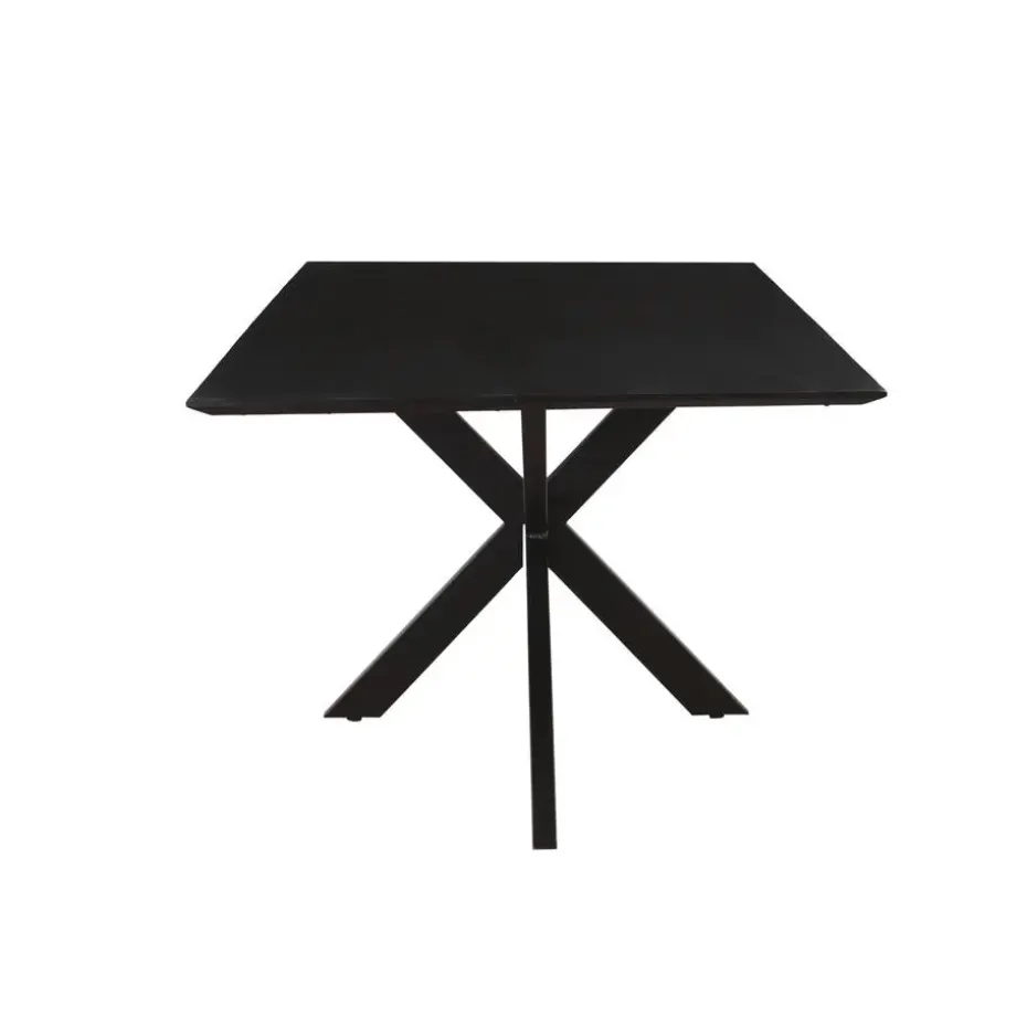 Livingfurn - Eetkamertafel Oslo Black Acacia 220 cm - Acacia