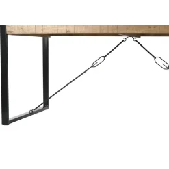Livingfurn - Eetkamertafel Nairobi - U-Pot - Mango Hout - 200x100 cm - Bruin