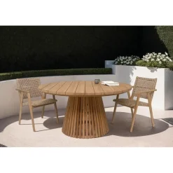 Livingfurn - Tuintafel - Cindo 150cm - Bruin