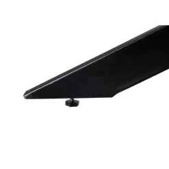 Livingfurn - Zwarte Eetkamertafel Oslo Ovaal - Acasia Hout - 240cm