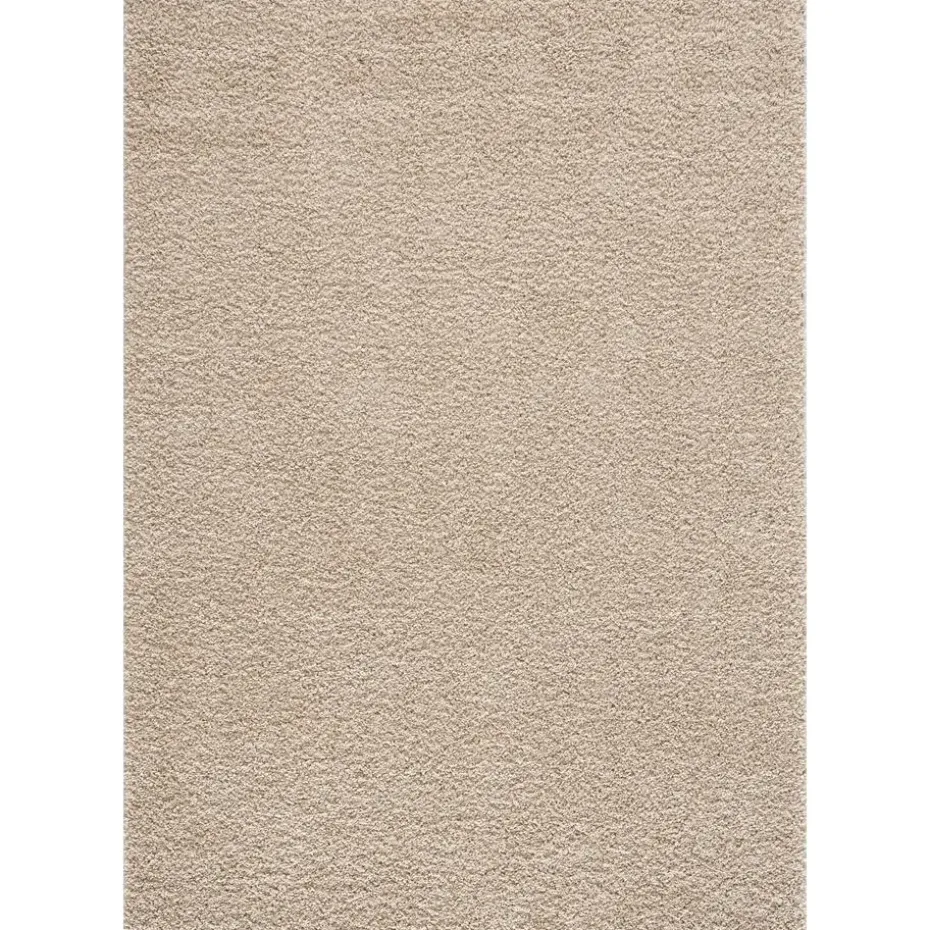 Loca Shaggy Vloerkleed Beige Hoogpolig - 240x340 CM