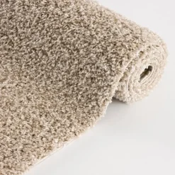 Loca Shaggy Vloerkleed Beige Hoogpolig - 300x300 CM Vierkant