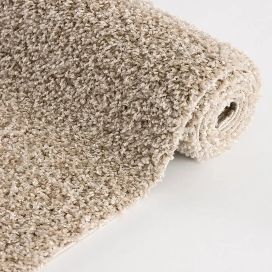 Loca Shaggy Vloerkleed Beige Hoogpolig - 300x300 CM Vierkant