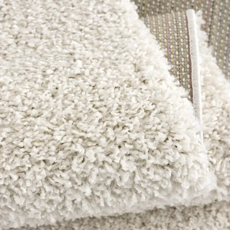 Loca Shaggy Vloerkleed Creme Hoogpolig - 200x290 CM