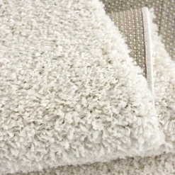Loca Shaggy Vloerkleed Creme Hoogpolig - 240x340 CM