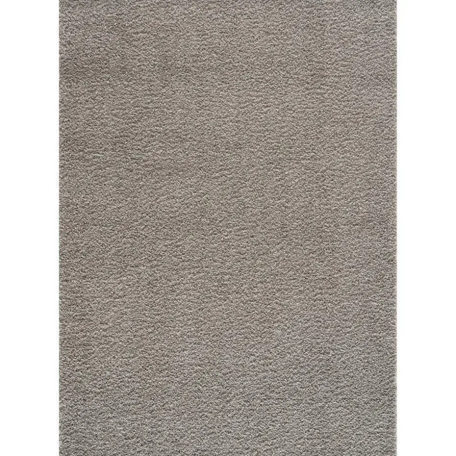 Loca Shaggy Vloerkleed Lichtgrijs Hoogpolig - 160x230 CM